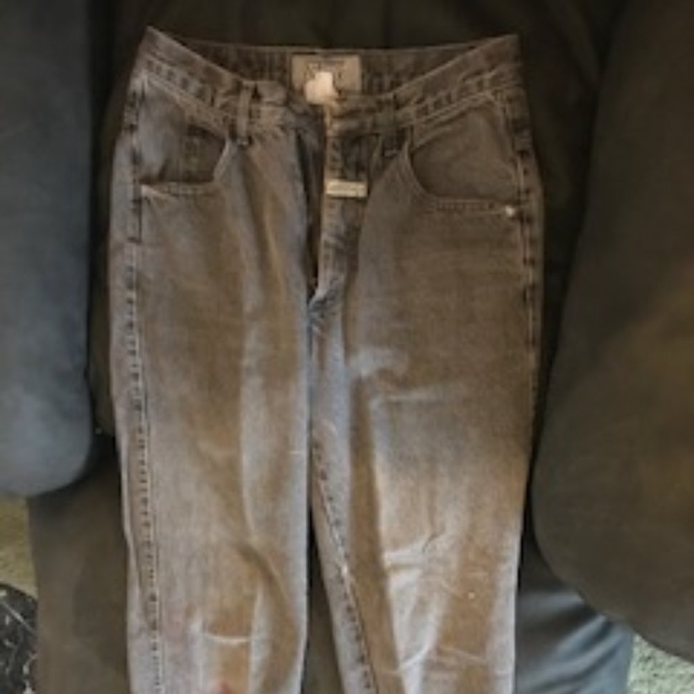 Vintage Women's Girbaud Black (faded to grey) Jean